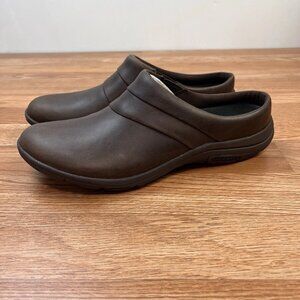 Merrell Dassie Stitch Slide Clog Espresso Women's Size 9.5 Leather NEW